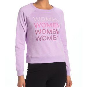 Rebecca Minkoff Jennings Women Crewneck Sweatshirt NWT Purple Size Small